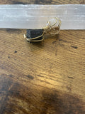 Black tourmaline with clear quartz