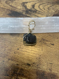 Black tourmaline with clear quartz