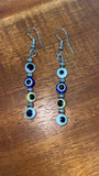 Evil eye ear rings