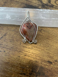 Red crazy lace agate